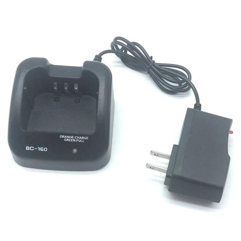 ICOM IC-F4029SDR BC-160 Rapid Battery Charger for A14 F16 IC-F26 F3026 F4026 F33GS F3021 F4021 F3161 F3163 F4162 BP-232 Radio