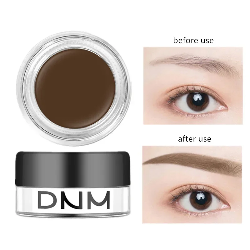 Eyebrow Enhancers 11 Colors Makeup Waterproof 3D Natural Eye Brow Pomade Eyebrow Gel Caramel Brown Professional Makeup