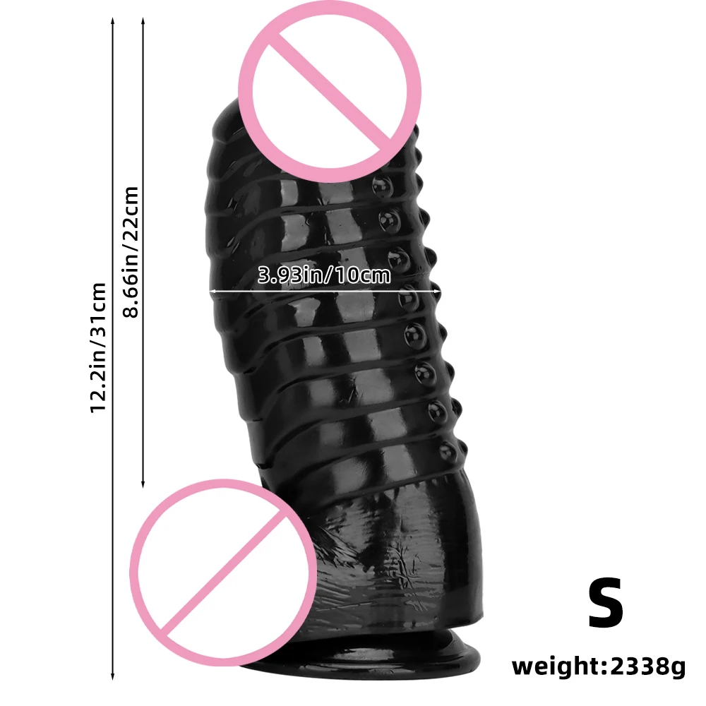 Plug anal géant de 11,5 cm de diamètre, gode-ceinture pour femmes et hommes, dilatateur anal et vaginal, massage de la prostate_voghion.com