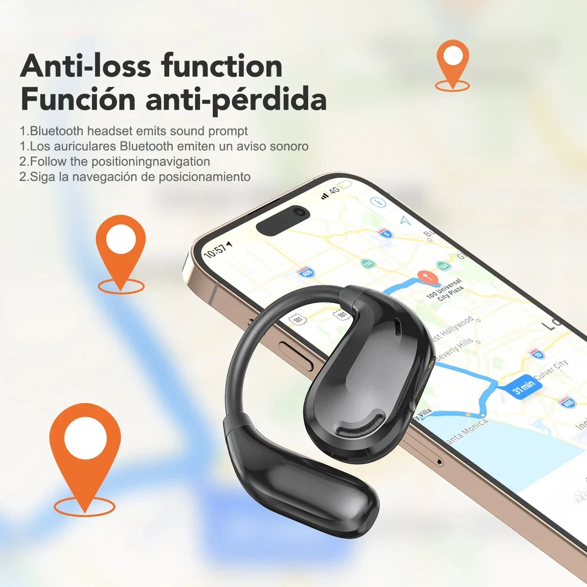 2025 xt66pro fones de ouvido bluetooth novos fones diy app ai tradutor fones sem fio 13 horas exibição longa vida