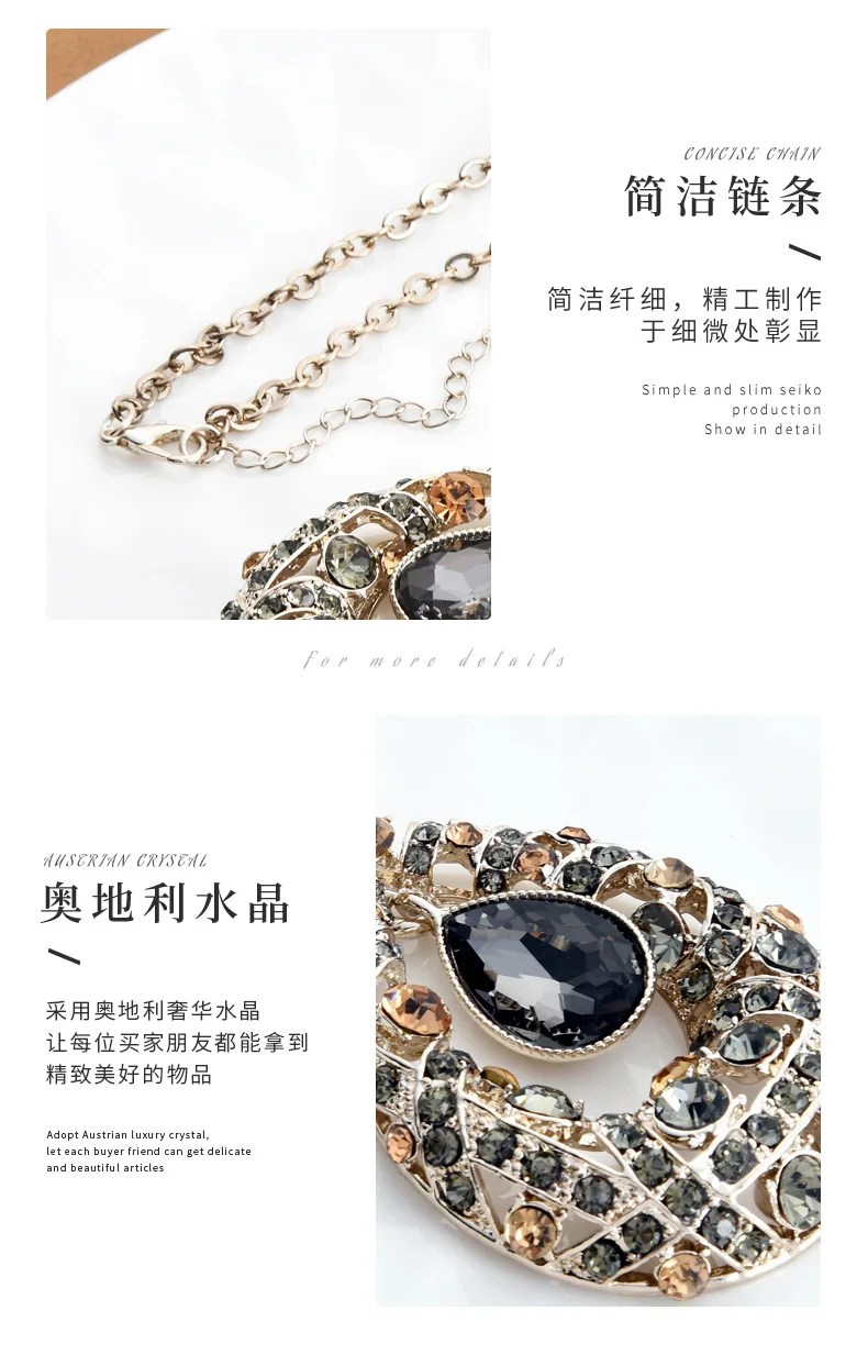 The new "Love Drops in the City" elegant pendant, a versatile item, sweater chain, long ladies' necklace