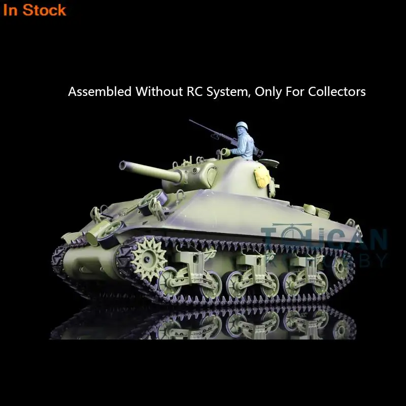 Heng Long 1/16  Static Tank USA M4A3 Sherman 3898 Model Plastic W/O Main Board for Toys Collecting TH08765-SMT7