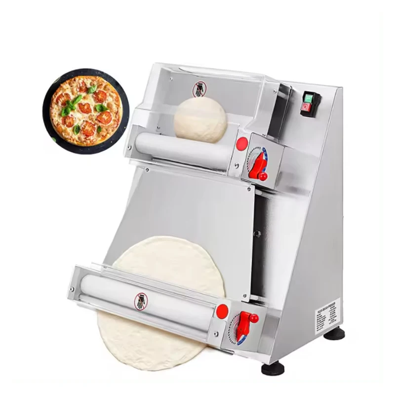 

High-Efficiency Full Stainless Steel Pizza Dough Pressing Machine For Bakeries Restaurants