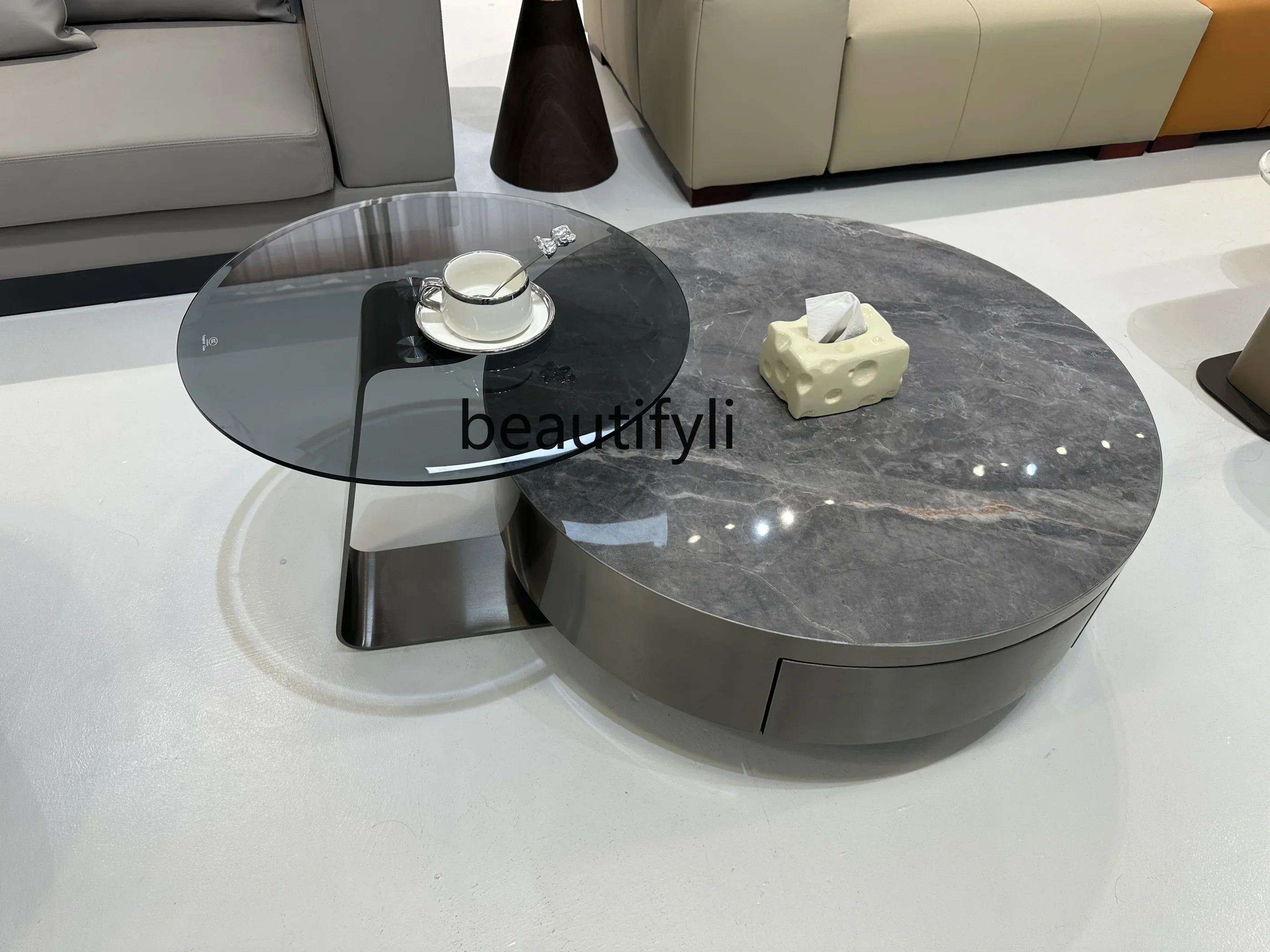 스테인리스 커피 테이블 이미지