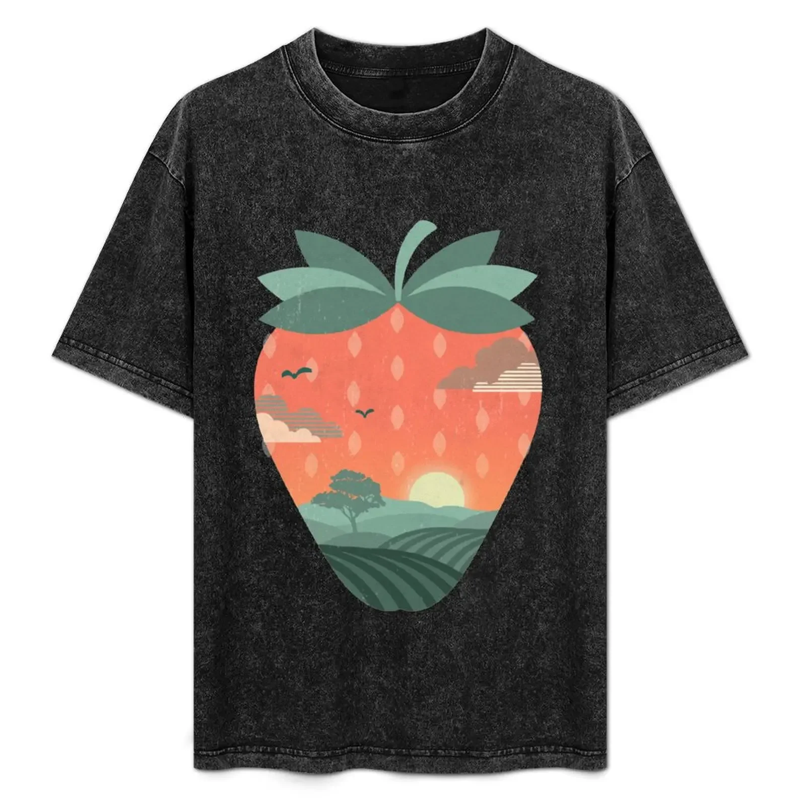 

Strawberry Fields T-Shirt No Iron Casual Short Sleeve Top