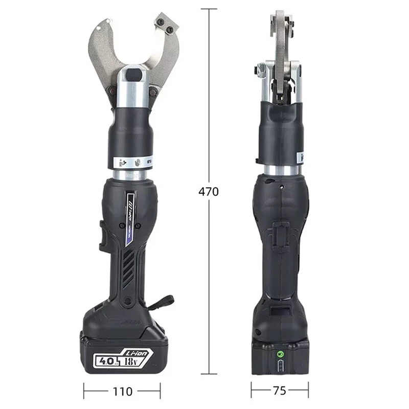 Portable Small Electric Hydraulic Cable Cutter EP-50C Cable Shear Copper Aluminum Armored Cable Cutting Machine Cable Scissors