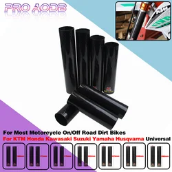 Motorcycle Fork Wraps Carbon Fiber Protectors For Kawasaki Suzuki Honda KTM Yamaha MT09 SP MT07 MT03 MT125 MT25 Tracer 700 T700