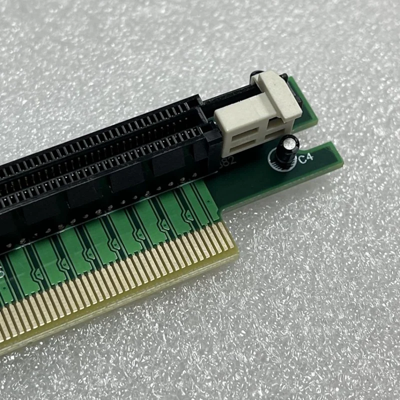 PCI-E 16X Riser Adaptador Card, Pci-E Pci-Express 16X para 16X Slot, Extensor de ângulo direito, Protetor Peças, Acessórios, 90 Graus