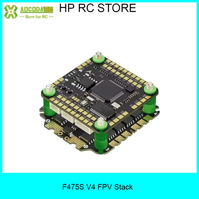 Aocoda-RC F475S V4 Stack F405 V4 FC 75A ESC 30X30mm لسباق الطائرة بدون طيار