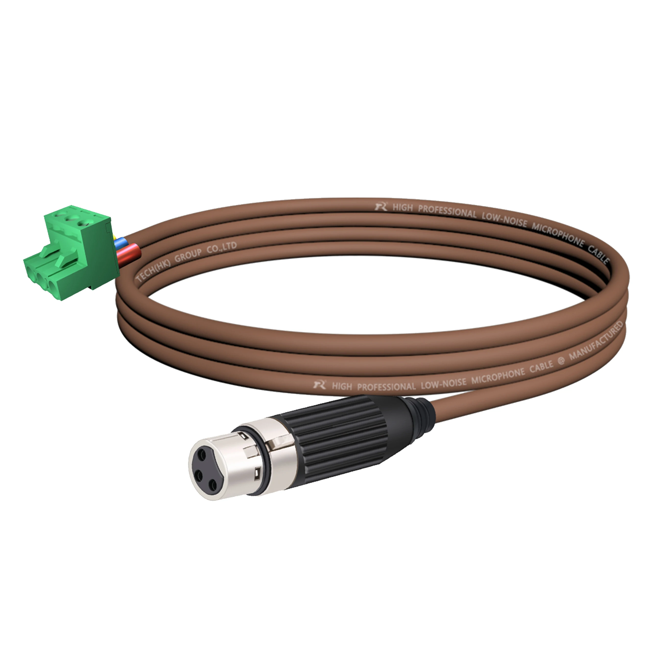 Phoenix-Terminal auf 3P-XLR-Kabel, 5,08 mm 3P steckbares Terminal auf XLR-Buchse-Verbindungskabel, versilberte Nadel, für Mikrofon – Detail 13