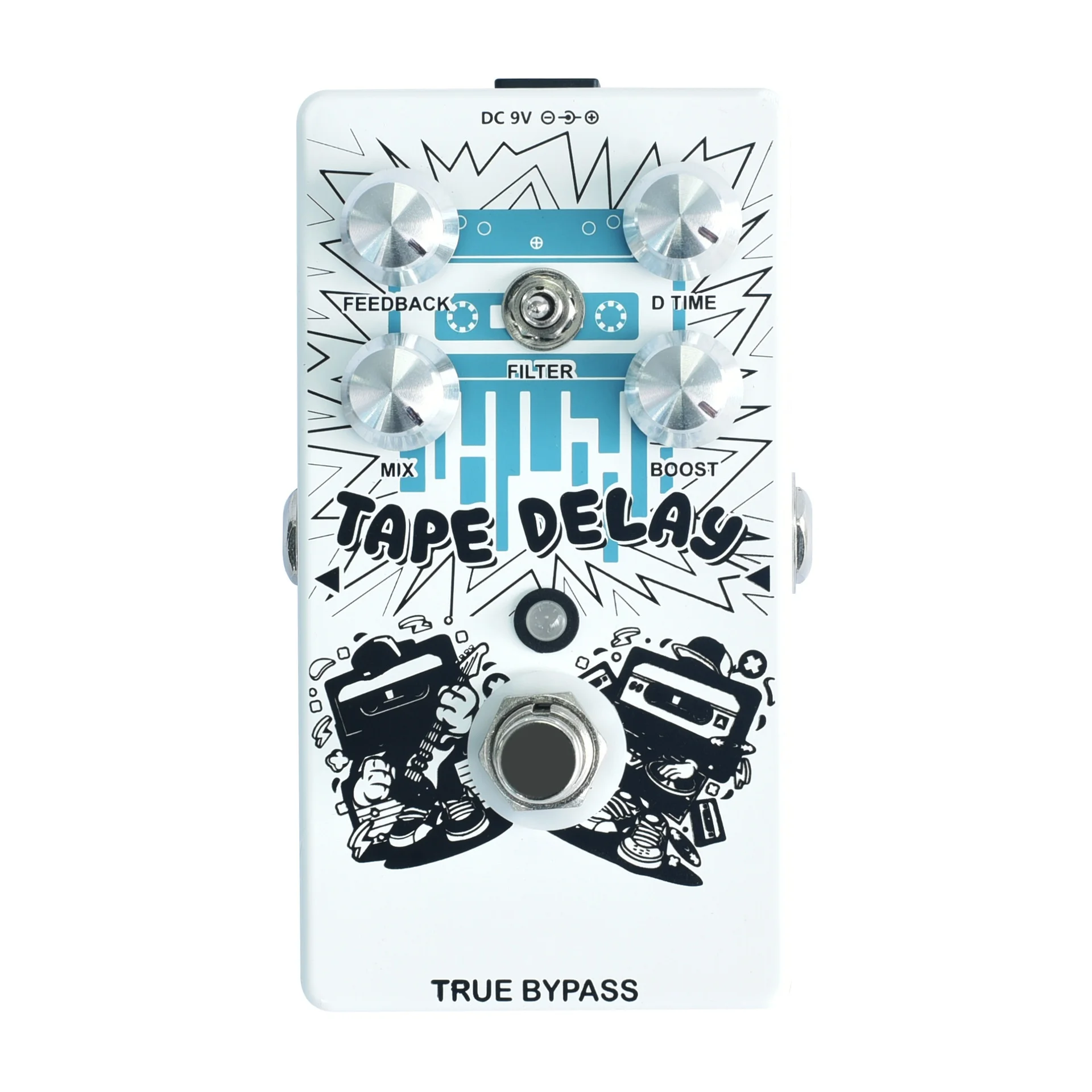 Tape Delay Digital Delay Effecter Guitar Accessory Instrument Music Guitar Effects Processor