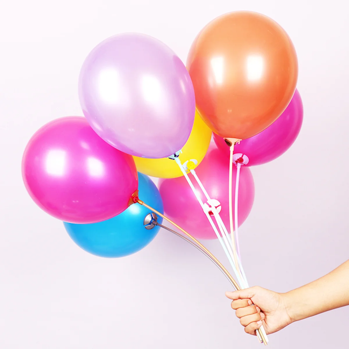 

100pcs 42Cm Balloon Holder Stand Pp Reusable Party Wedding Birthday Decoration Stick Support For Baby Shower Desktop