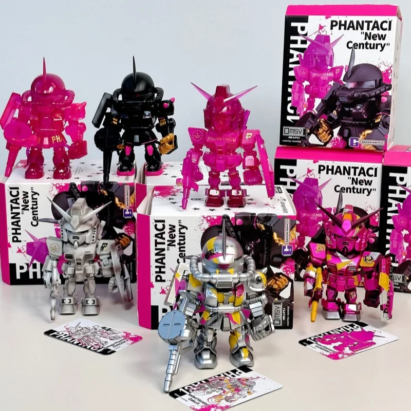 In stock New Hot QMSVmini Gundam blind box PHANTACI New Century Fantexi Jay Chou collaboration Cool Surprise Gifts Festvial Toys