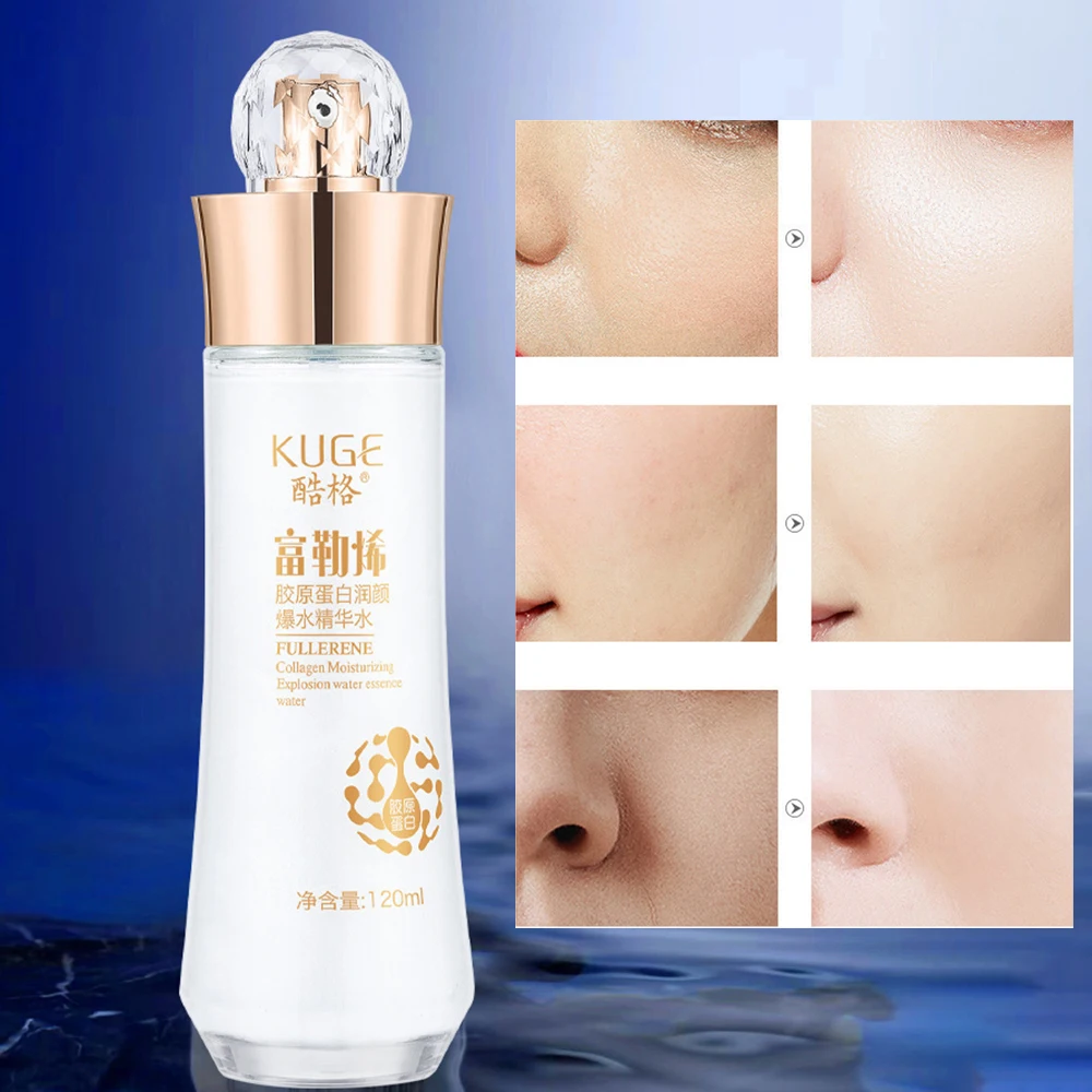

Fullerene Collagen Moisturizing Explosion Water Lifting Face Toner Hydrate Oil Control Facial Supplements korean skin care