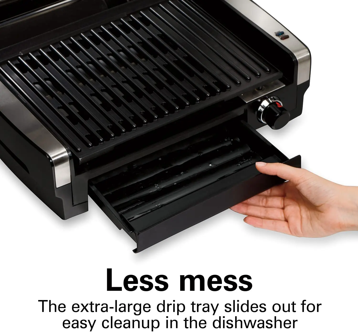 Electric indoor Fried grill with Windows and removable easy clean non-stick plate electric grill