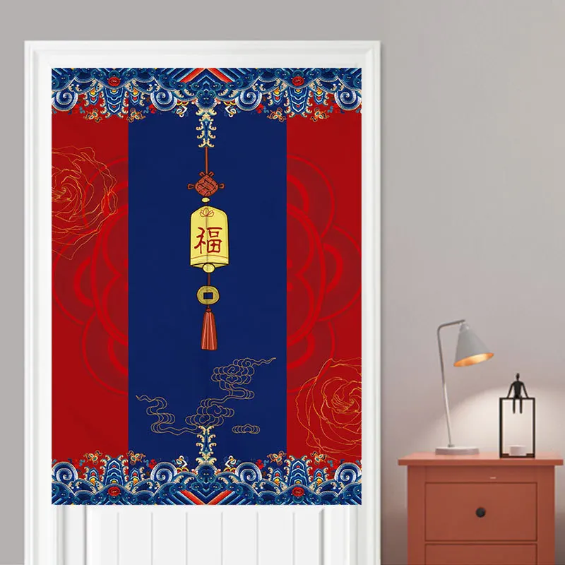 

Китайская занавеска для украшения свадебной комнаты, красная занавеска для свадьбы, занавеска для украшения дома, занавеска Fengshui нового года
