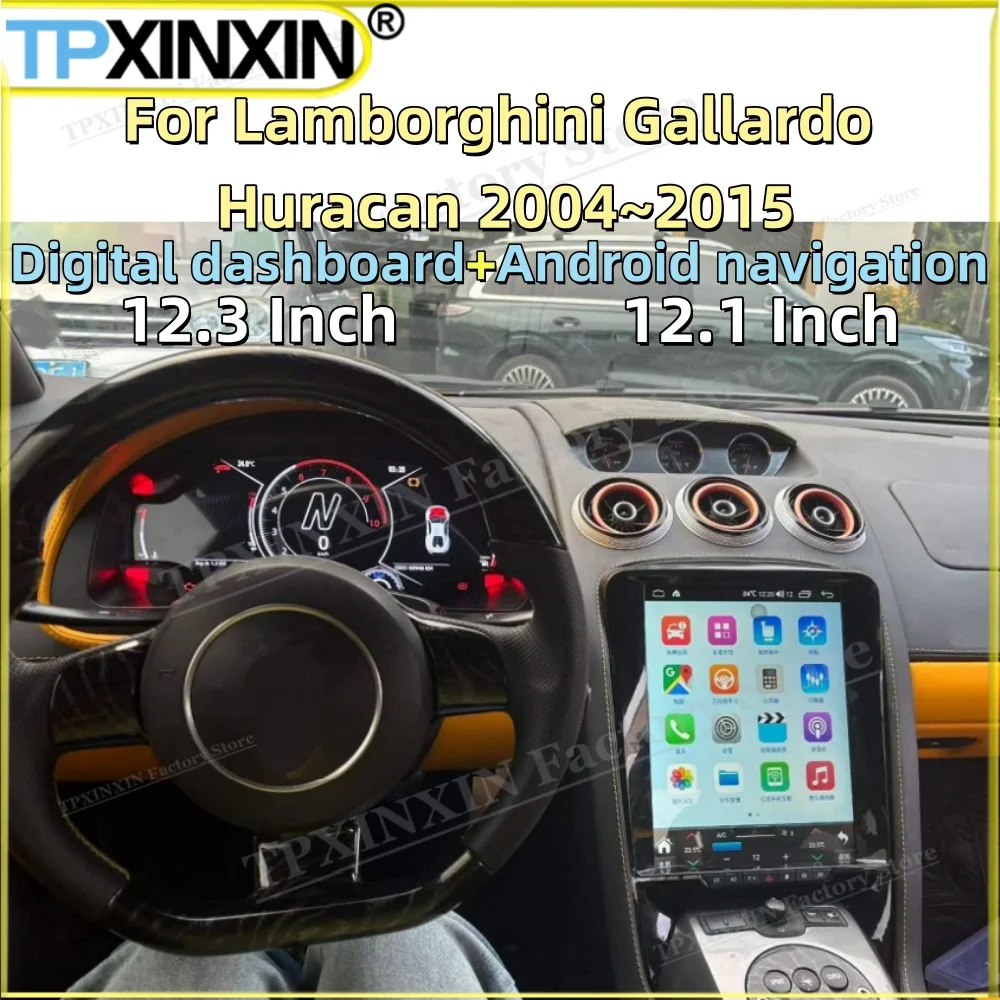 

Цифровая приборная панель Denali с Android-радио для Lamborghini Gallardo Huracan 2004-2015 годов выпуска