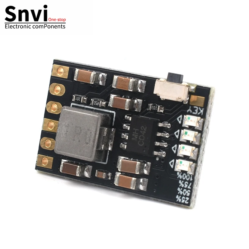 Snvi 1pc MH-CD42 CD42 DC 5V 2.1A Mobile Power Diy Module 3.7/4.2V Charge/Discharge(boost)/battery protection/indicator Board