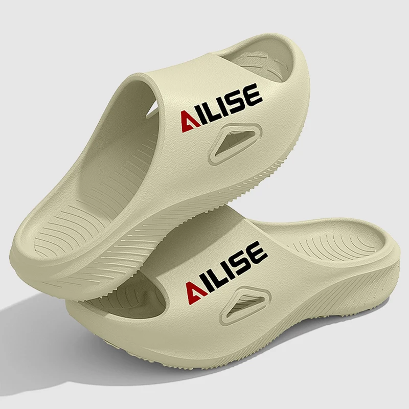 

Sport Thick Bottom Slippers Women Men Outdoor Anti-Slip Beach Sandals Woman Summer Plus Size Soft Bottom Home Slides 36-45