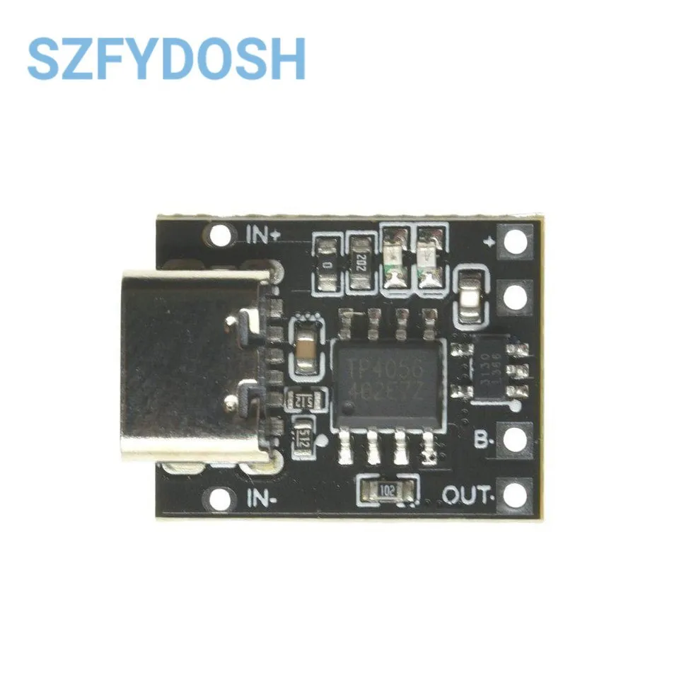 Scheda di ricarica della batteria al litio ternaria Super piccola 1A 3.7V 4.2V modulo caricabatterie interfaccia di tipo C con scheda di protezione