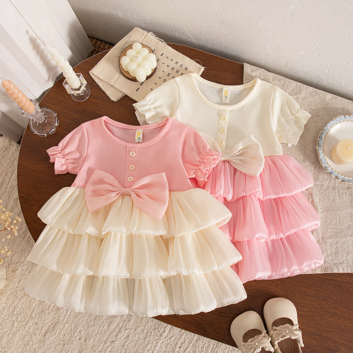 vestido-de-festa-de-casamento-para-meninas-vestido-de-princesa-rosa-doce-com-laco-e-manga-bufante-em-camadas-vestido-de-verao-para-meninas-pequenas
