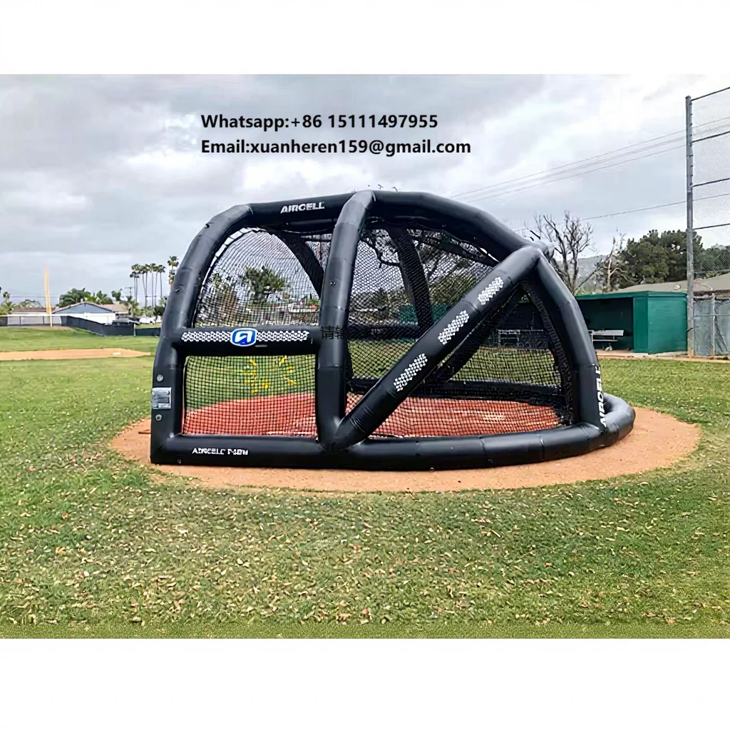 

Sunny Brand Inflatable Sport Games Adults Baseball Field Customized Commercial PVC 4x3.6m Outdoor Baseball Batting Cage Pitch