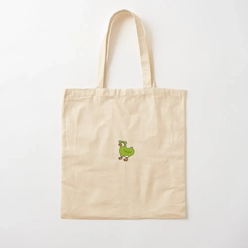 duck in froggy onesie Tote Bag Women's shopper custom fabric bag Tote Bag