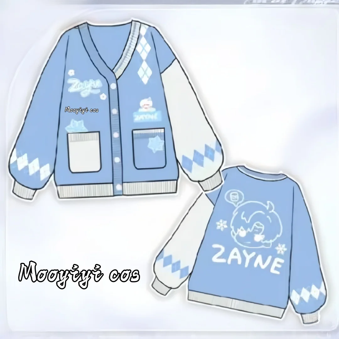 ชุดคอสเพลย์ Rafayel Zayne สีสันใหม่ล่าสุด สำหรับฮาโลวีน คริสต์มาส ลาย Love and Deepspace เสื้อสเวตเตอร์น่ารัก สไตล์ยอดนิยม เสื้อคลุมคาร์ดิแกน