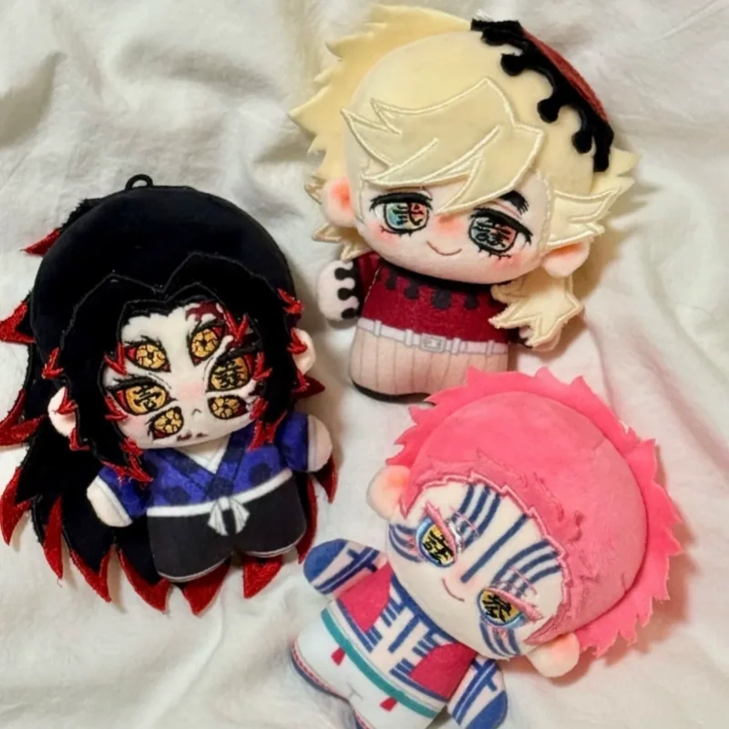Muñeco de Peluche de Algodón de 10 cm de Tokito Muichiro de Black Goat Demon Slayer, Colgante para Bolsa, Regalo para Fans del Anime