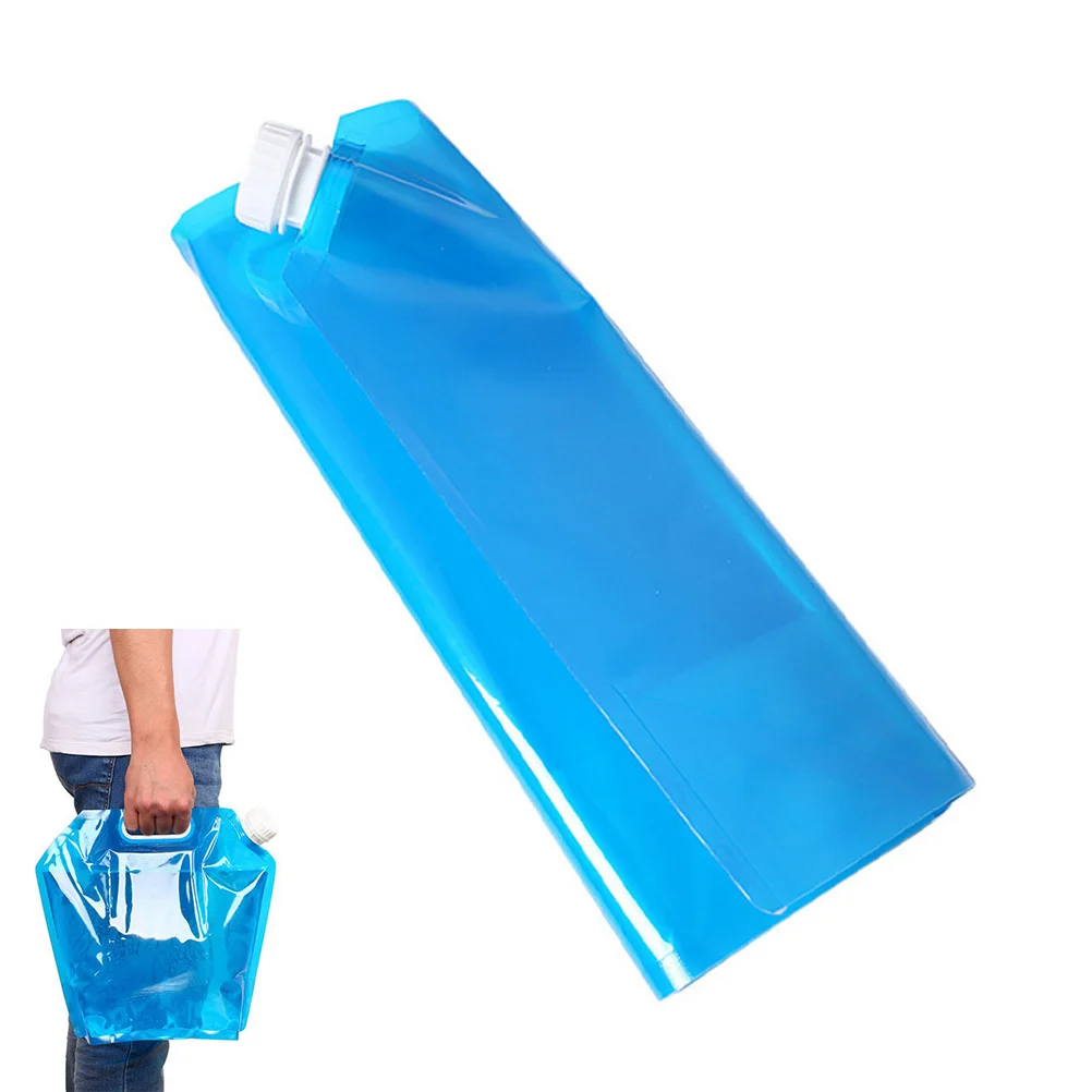 

10L Portable Folding Bag Outdoor Camping Hiking Picnic Water Container Food Grade Space Saving Foldable