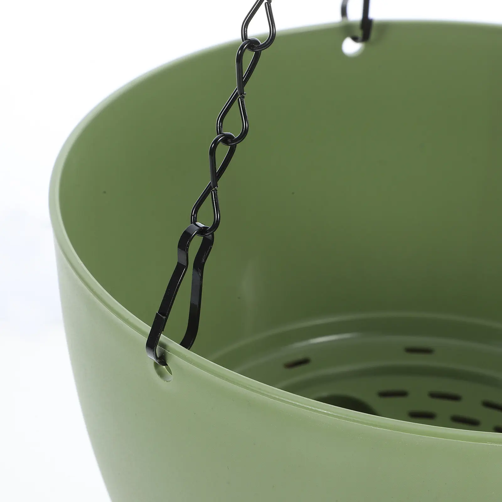2Pcs Self-Absorbent Hanging Flower Pot Simple Practical Hydroponic Plant Flowerpot Decor for Cacti Succulents Greenery