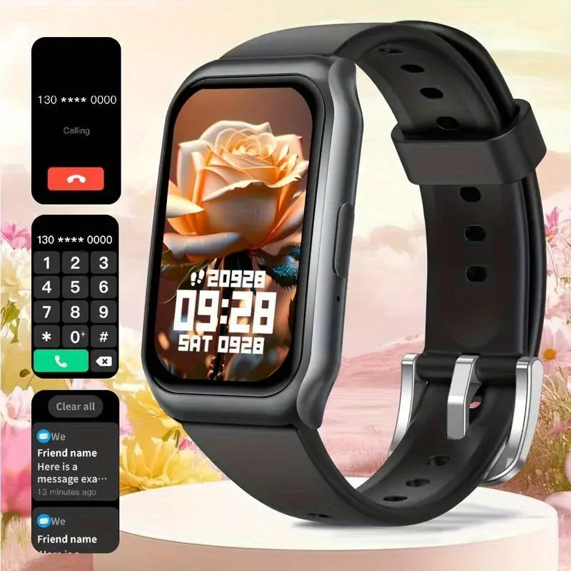 

LAXASFIT 2026 New Fashion Curved Smart Watch 1.45 Inch HD Screen Bluetooth Call Magnetic Charge True Step Fitness Tracker