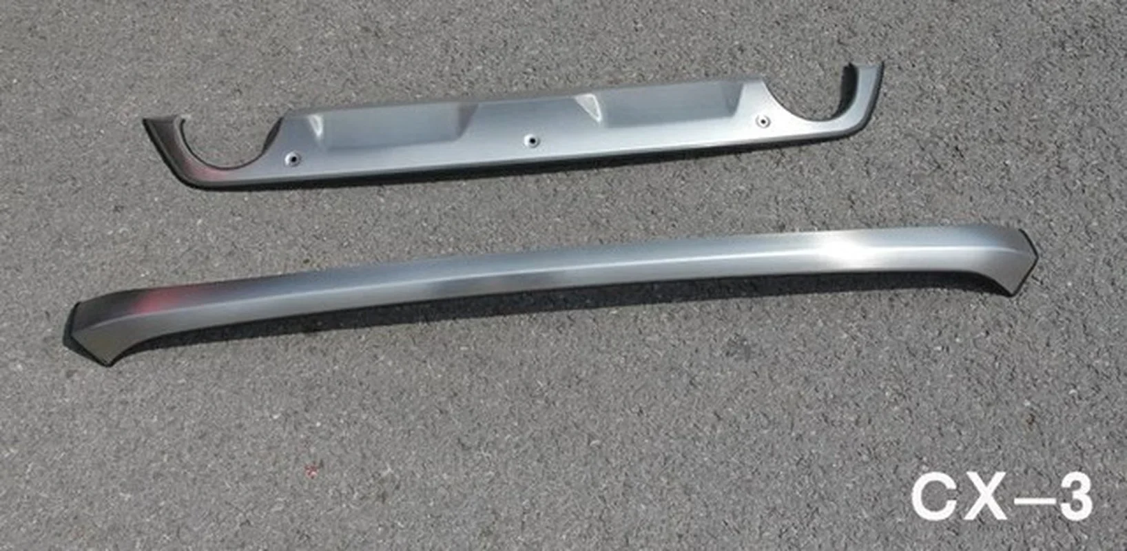 

Stainless steel front and rear Bumper Protector Skid Plate cover for Mazda CX-3 cx3 2017 2018 2019 2020 Car Stickers Overlay