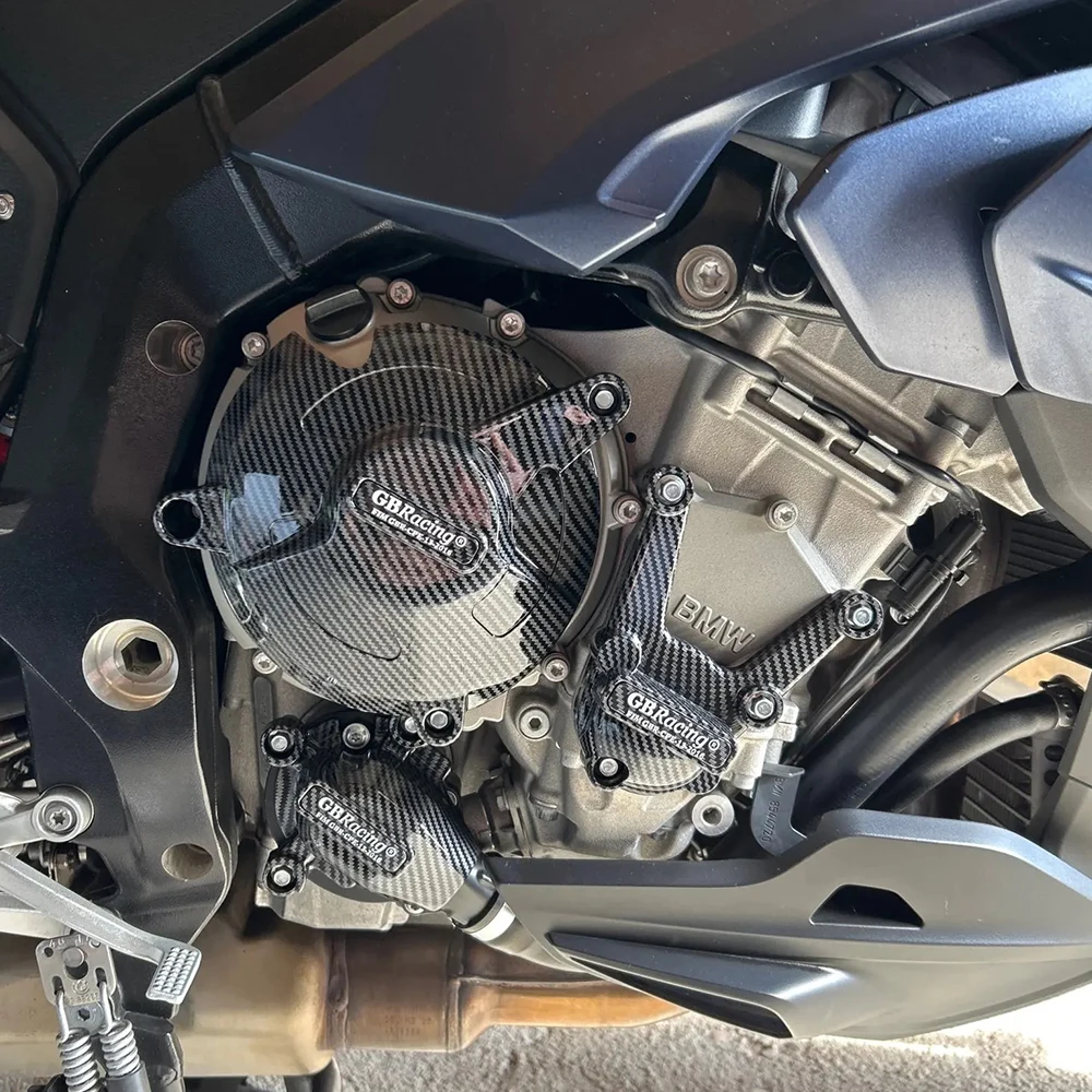 

S1000XR 15-19 Motorcycles Engine Cover Protection For BMW S1000RR 17-18&S1000R 17-20 Engine Cover Protector carbon fiber texture