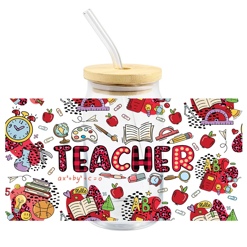 Uv Dtf Teacher Daily Affirmations Transfer Sticker Diy Waterproof All Of My Students Are Capable Of Succeeding Custom Decals