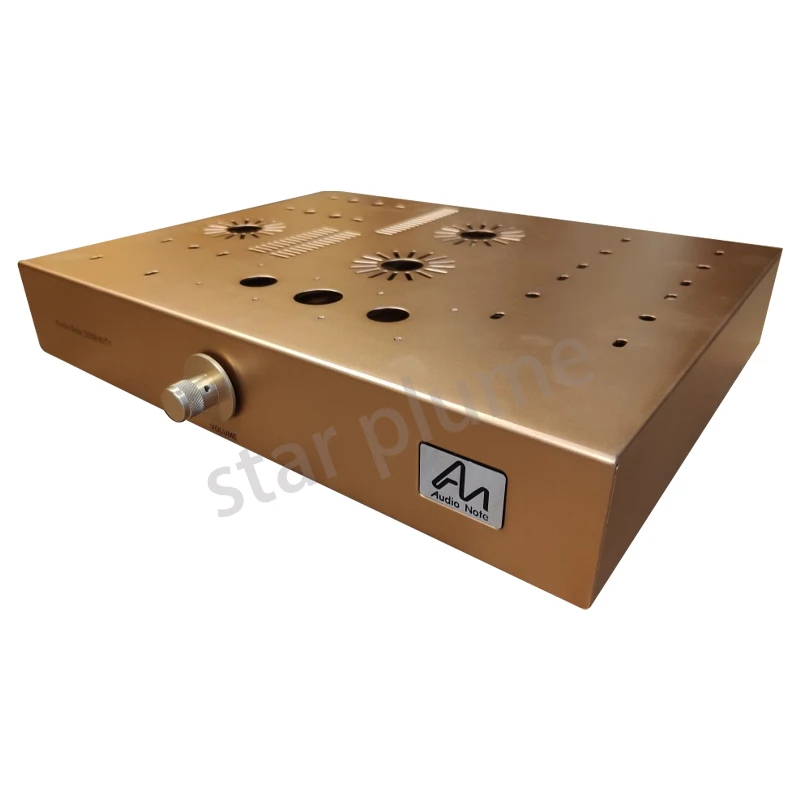 Caso All-Aluminum Amplificador De Potência, Febre Preamplifier, 300B Tubo De Vácuo, Chassis Shell, DIY Box, kit1, 420x330x70mm