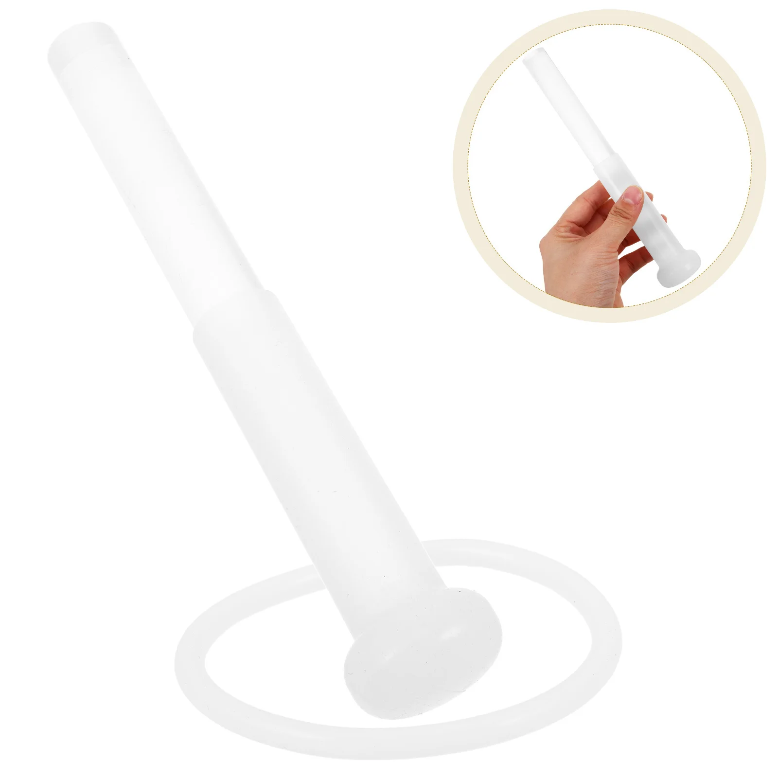 

2pcs Crystal Singing Bowl Mallet Clear Acrylic Resonant Rod Rubber Coated Hammer For Meditation Yoga Sound Therapy Instrument