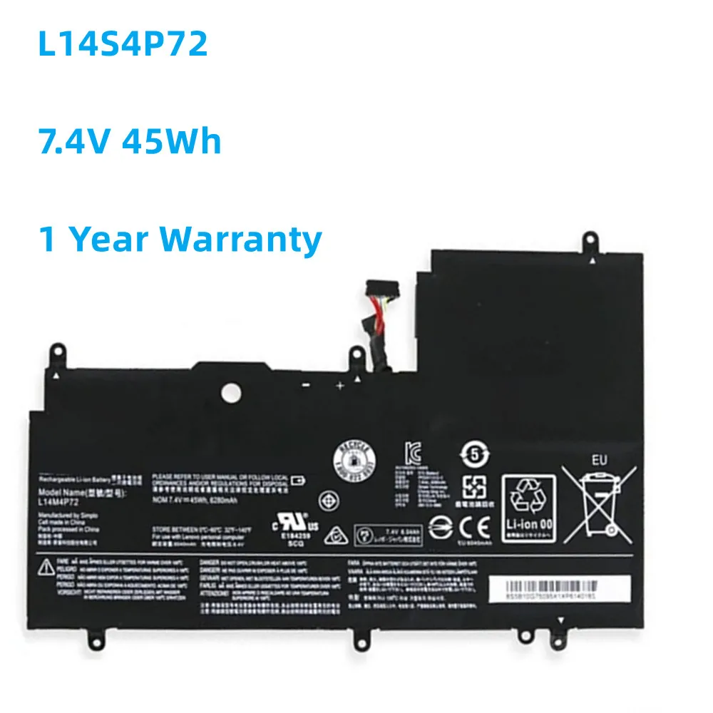 

L14S4P72 L14M4P72 7.4V 6230mAh/45WH Laptop Battery for Lenovo Yoga 3 14 Yoga 700 14ISK Series Yoga 3 14-IFI Yoga 3 14-ISE