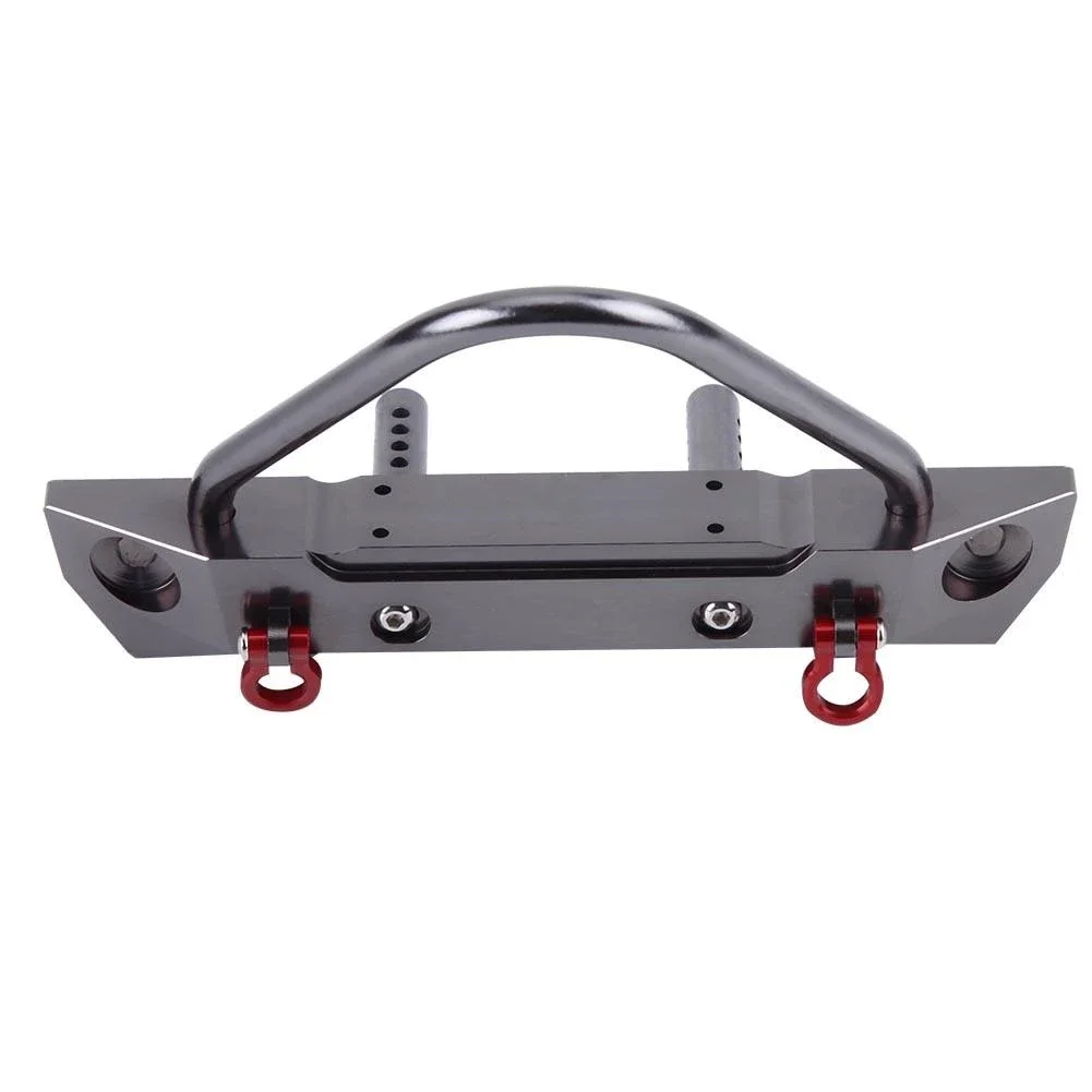 CNC Metal Front Bumper for Axial SCX10 II 90046 Traxxas TRX4 MST 1/10 RC Crawler Car Upgrade Parts Accessories