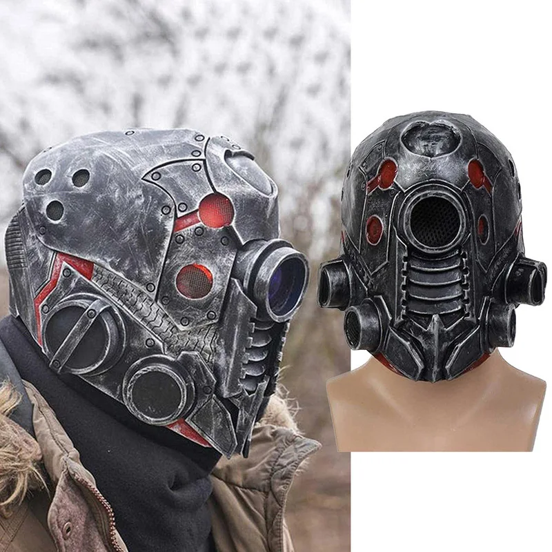 Le Cool Halloween steampunk helmet game robot mask headgear