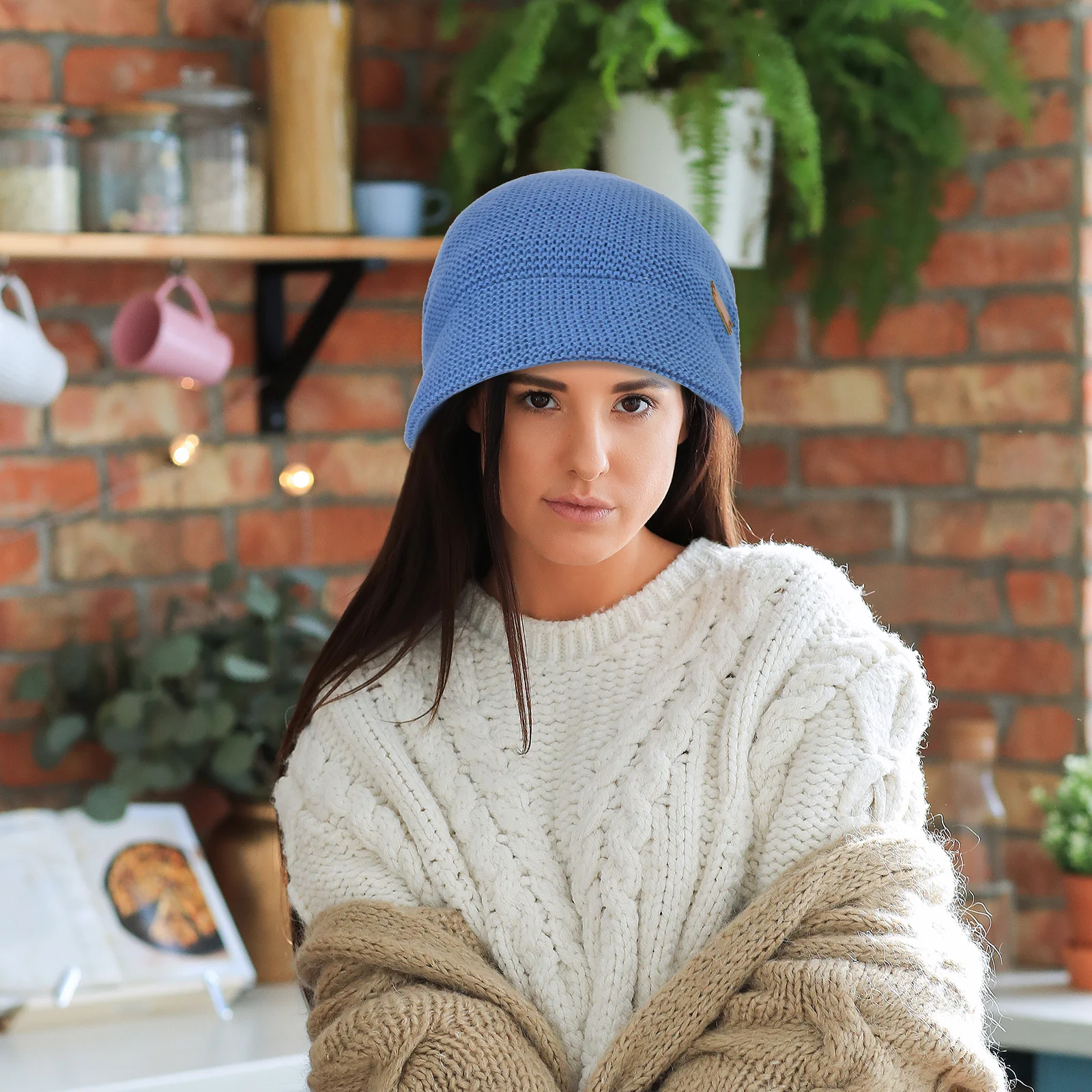 

Winter Hat Comfortable Elastic Breathable Lightweight Warmer Fit Hat for Women Outdoor Use Birthday Gift Winter Hats for Women