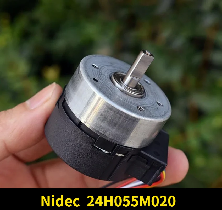 1pc New Japan Nidec 24H055M020 24H Brushless Servo Motor DC12V 3900RPM Built-in Drive PWM 100 Line Encoder NSK Bearing