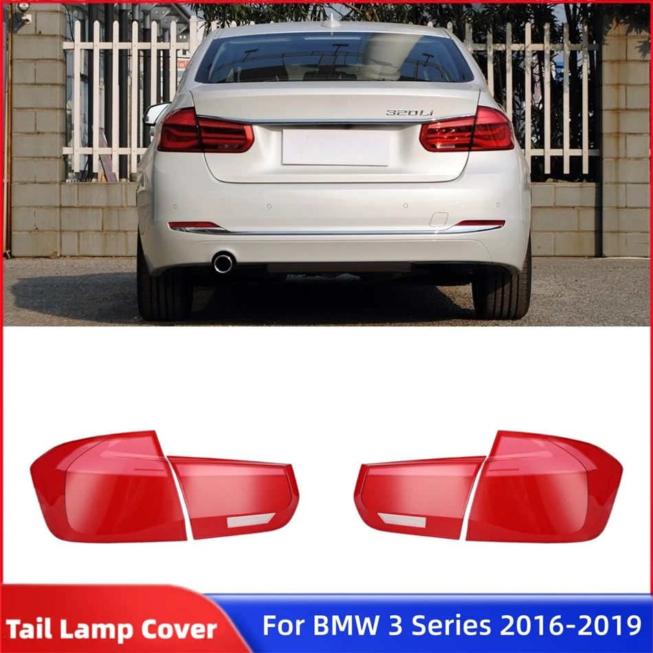 Para BMW Serie 3 F30 316 318 320i 2016 2017 2018 2019 accesorios de luz trasera de coche suministros carcasa de luz trasera cubierta de carcasa trasera
