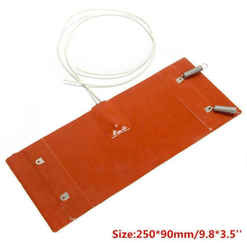 12V 250X90mm Car Filter Heating Pad Air Crude Oil- Parking Heater Crude Oil- Filter Heater Electric Heating Ring