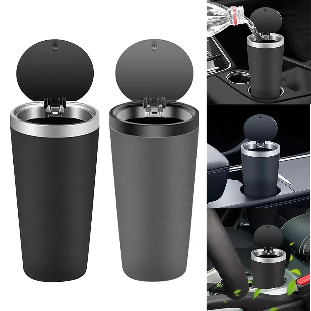 

Car Organizer As Picture Shows Car Trash Bin ABS Plastic Material Brand New Condition Functional Accessory Office