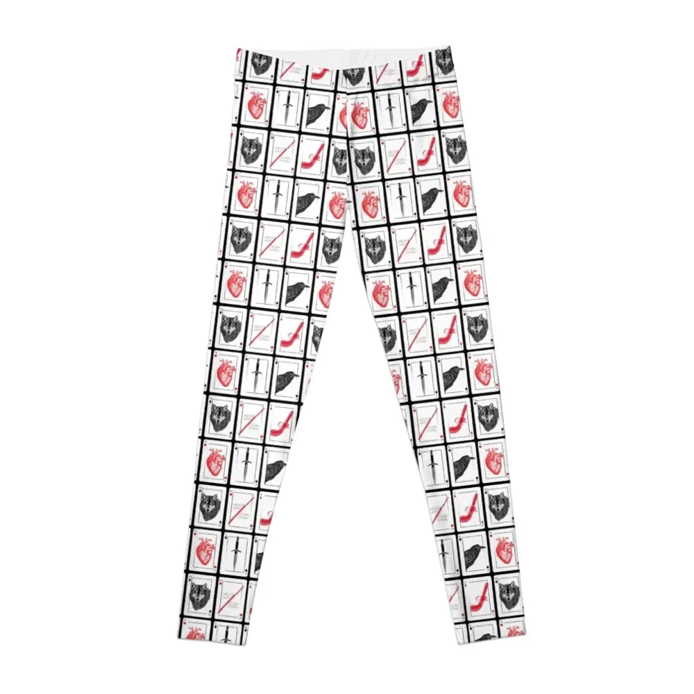 

Six of Crows - Red Leggings sportswear for gym Women's pants Womens Leggings