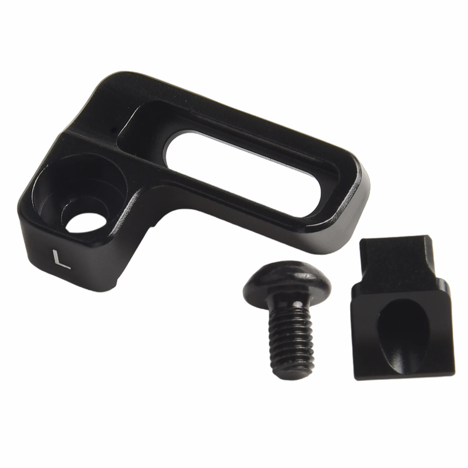 

Black as Shown In The Picture Bike Shifter Adapter Seamless Integration Adjustable Neat Appearance Aluminum Alloy