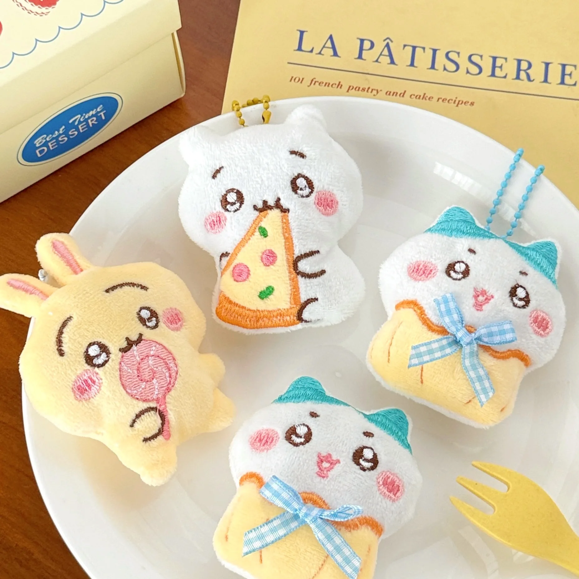 1/3 Uds Chiikawa lindo muñeco de dibujos animados de peluche colgante broche mochila llavero decoración colgante