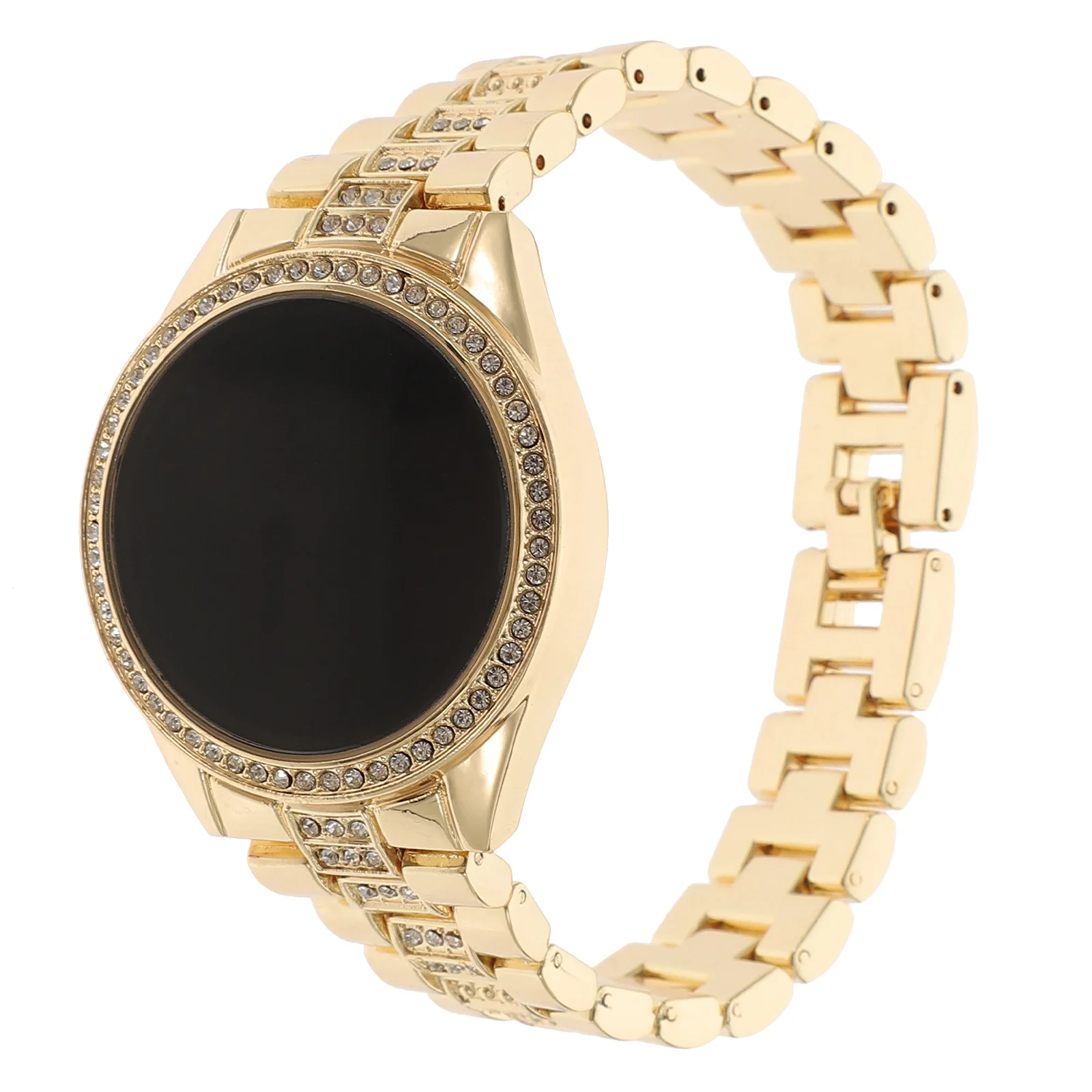 

Women Rhinestone Watch Elegant LED Wristwatch Lightweight Stylish Shiny Rhinestone Embellished Watch for Daily Party School