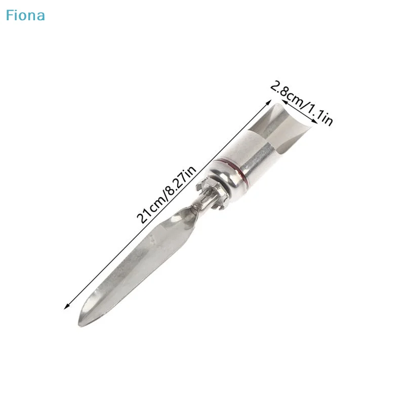 ☭ Suporte Universal Dobrável e Destacável de Aço Inoxidável para Vara de Pesca - Fixação no Solo para Varas de Baitcast, Spinning e Iscas